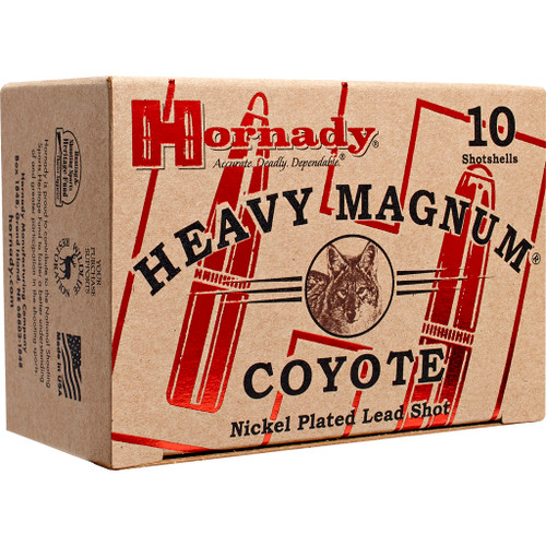 Hornady Heavy Magnum Coyote Shotshell Ammo 12 ga. 3 in. 1 1/2 oz. BB Shot 10-Round