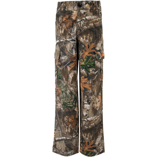Habit Youth Bear Cave 6 Pocket Camo Pant Realtree Edge Medium