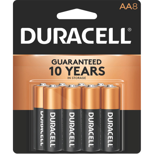Duracell Coppertop Batteries AA 8 Pack