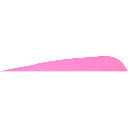 Gateway Parabolic Feathers Pink 4 in. RW 12 Pack