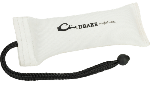 Drake Waterfowl Firehose Bumper White Polyester 12" Large - GD3000WHT