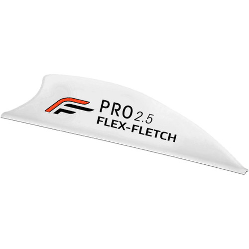 Flex Fletch Pro 2.5 Vanes White 2.5 in. 36 Pack