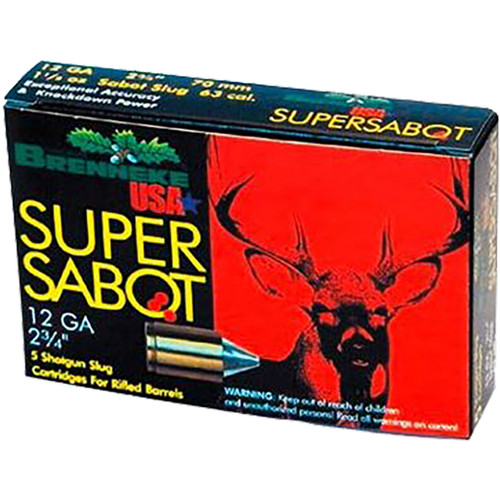 Brenneke Super Sabot Slugs 12 ga. 2 3/4 in. 1 1/8 oz. 5-Round