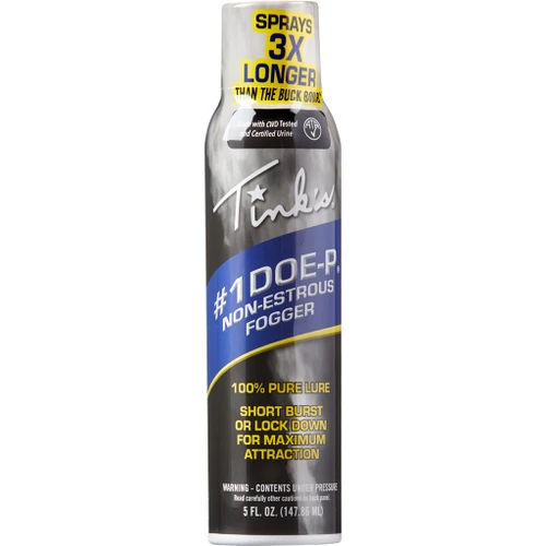 Tink's #1 Doe-P Non-Estrous Fogger Deer Attractant Urine Scent 5oz Aerosol - W5501