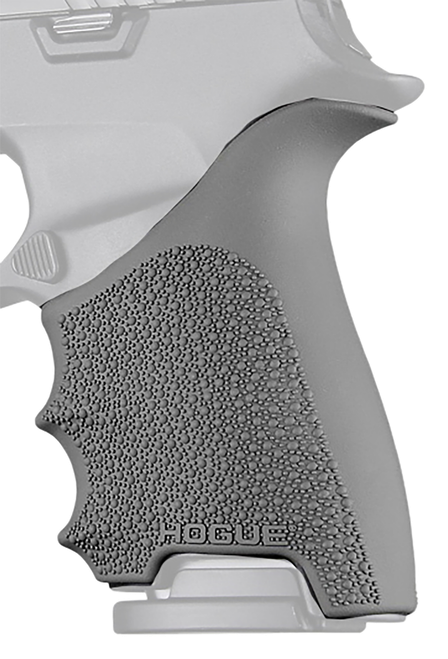 Hogue Grip Sleeve Handall Beavertail Slate Gray Rubber Fits Sig Sauer P320 Compact