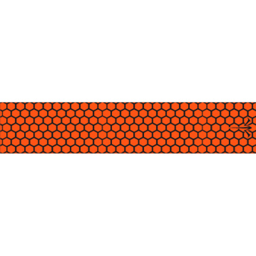 White Water Archery Honeycomb Fade Arrow Wraps Open Flo Orange 5 in. x 1.125 in. 15 Pack