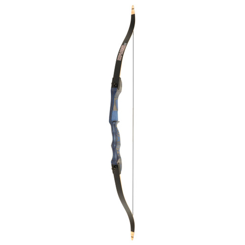 October Mountain Explorer CE Recurve Bow Blue 54 in. 20 lbs. LH