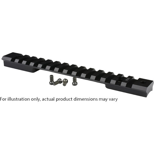 Warne Mountain Tech Tactical Rail Black Savage 110 Rifle Short Action 0 MOA - 7666M