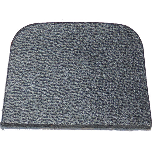 Cir-Cut Strike Plate Black Leather - LP-02