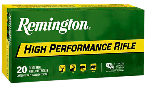 Remington Ammunition High Performance Rifle 22-250Rem 55gr Pointed Soft Point 20 Per Box/10 Case