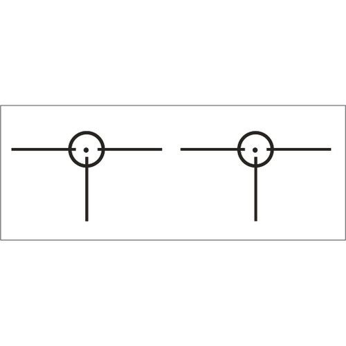 Gunstar Tactical 3D 1 Reticle Black