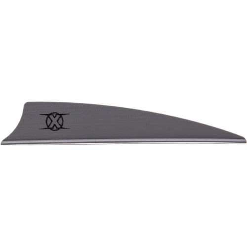 Bohning X Vanes Shield Cut 3" Silver 36 Pack - 10771SL3S