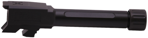 True Precision Inc Glock 9mm Luger 3.90" Threaded Black Nitride Stainless Steel Fits 43/43X