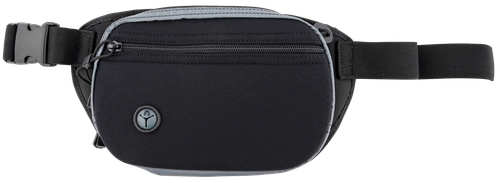 Galco Fastrax Pac Waistpack Size Compact Black/Gray Neoprene Fits Glock 32 - FTPRGBC