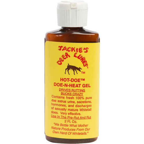 Jackies Deer Lures Hot Doe N-Heat Flip Top 2oz - 164