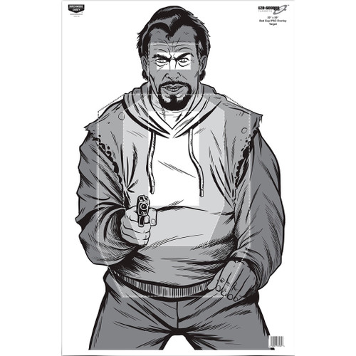 Birchwood Casey Eze-Scorer Bad Guy Ipsc Target 23 x 35 in. 100 Pack