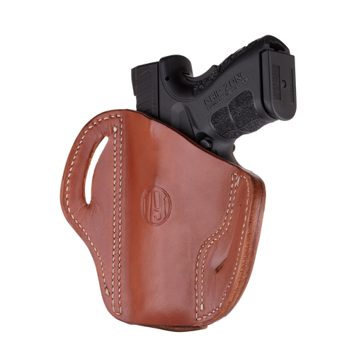 1791 Gunleather BH2.4S Optic Ready OWB Size 2.4S Classic Brown Belt Slide - ORBH24SCBRR