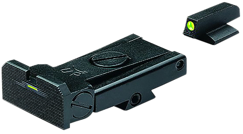 Kimber Mfg. inc 1911 Adjustable Night Sight Set Green/Tritium Black Outline Front Bar Rear