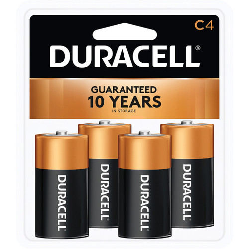 Duracell Coppertop Batteries C 4 Pack - 041333440019