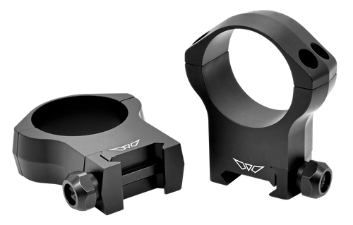 Warne Scope Rings Mountain Tech Matte Black 35mm Ultra High 0 MOA
