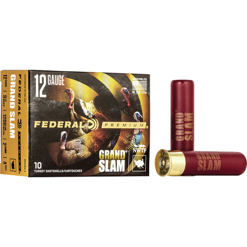 Federal Premium Grandslam Shotgun Ammo 12 ga. 3.5 in. 2 oz. 4 Shot 10-Round