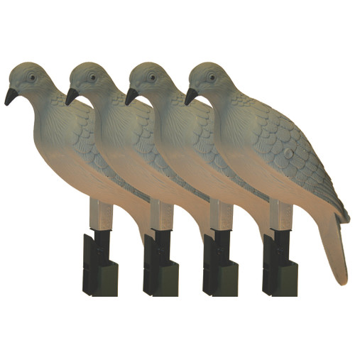 Mojo Clip On Dove Decoy 4 Pack