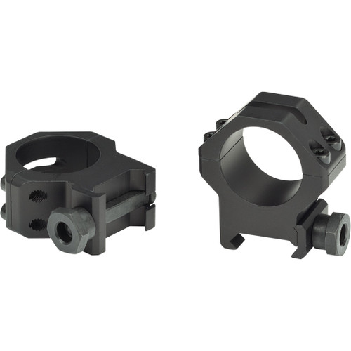 Weaver Tactical 4Hole Picatinny Ring Matte Black 1" High Clamshell Pack