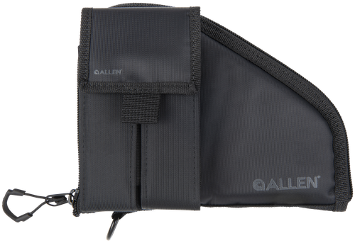 Allen 78-7 Pistol Case with Magazine Pouch Black Nylon Fits Compact Handguns