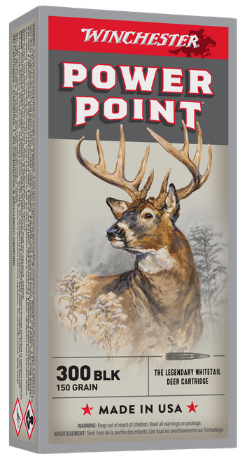 Winchester Ammo Power-Point 300Blackout 150gr 20 Per