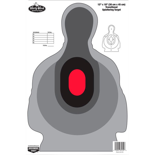Birchwood Casey Dirty Bird 12" X 18" Transitional Target 100 Sheets