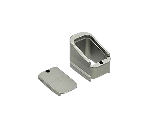 Shield Arms Magazine Extension Fits Springfield Echelon 5-Round Gray Aluminum - ECHME5GREY