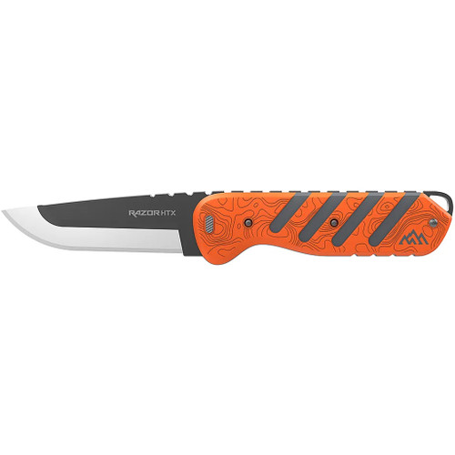 Outdoor Edge Razor Htx 3.5" Fixed Orange/Gray 6 Blades