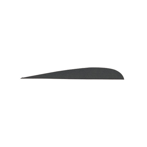 Gateway Parabolic Feathers Black 4 in. RW 100 Pack