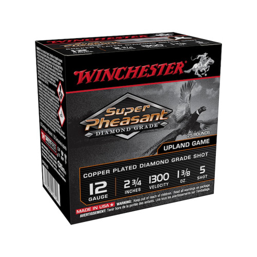 Winchester Super Pheasant Diamond Grade Load 12 ga. 2.75 in. 5 Shot 25-Round