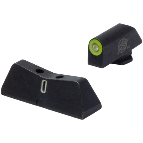 XS Sights DXT2 Pistol Sight Green Glock 17 19 22-24 26 27 31-36 38 45