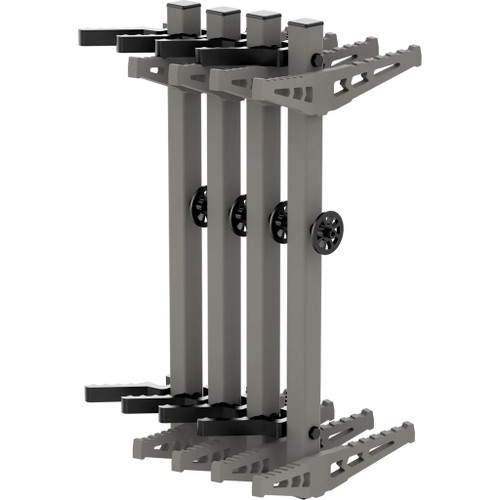 Novix Mini Double Step Climbing Stick Classic Gray 4 Pack - NX-MIN4DW