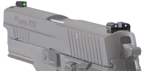Sig Sauer x-Ray3 Day/Night Sight Set Tritium/Green Outline Front Rear - SOX10001