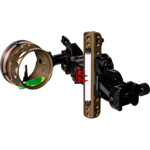 Axcel Landslyde Picatinny Slider Sight Tactical BH AVX-41 Ranger Double Pin .010 Gr./Red Fiber