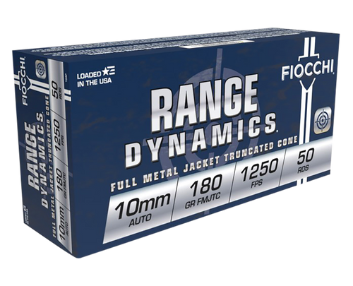 Fiocchi Range Dynamics 10mmAuto 180gr Full Metal