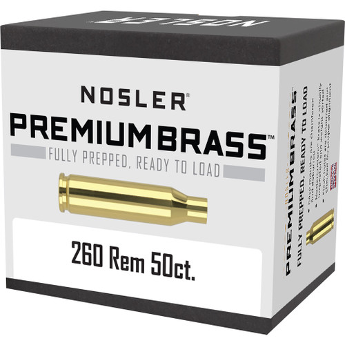 Nosler Custom Brass .260 Rem. 50 Pack