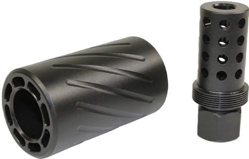 Guntec AR 300 Blackout Muzzle Compensator & QD Blast Shield