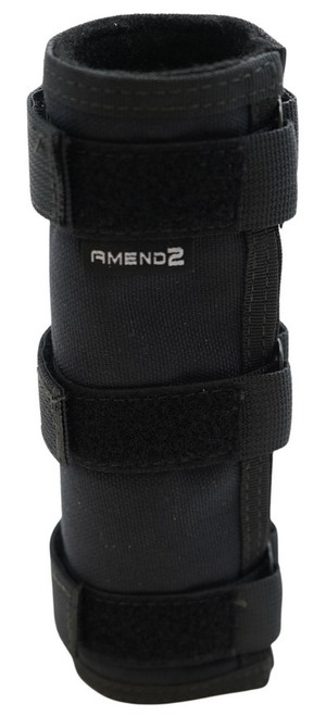 AMEND2 Suppressor Cover V1 HI Temp 1.5X7.5 Black