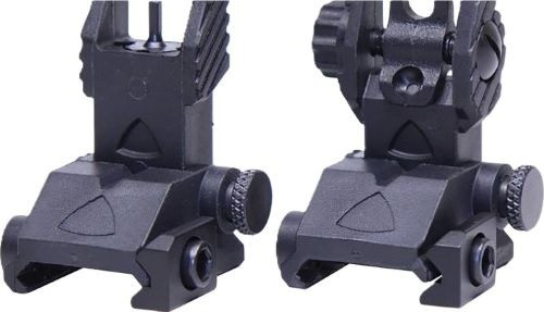 Guntec AR-15 EZ Sights Polymer Back Up Thin Iron Sight Set