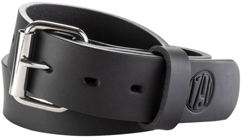 1791 Gunleather 01 Gun Belt Stealth Black Leather 46/50 1.50" Wide Buckle Closure