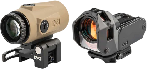 Mepro Meprolight USA M22 Bullseye with MMX4 Magnifier Coyote Tan Black 4x24 - 56223090