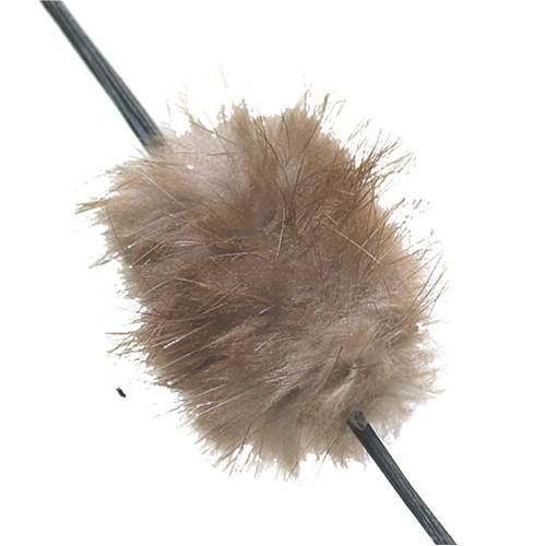 Mountain Man Furs Beaver Balls Brown 1 Pack