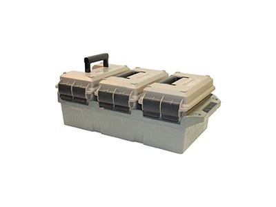 3-can Ammo Crate 50 Cal - Dark Earth