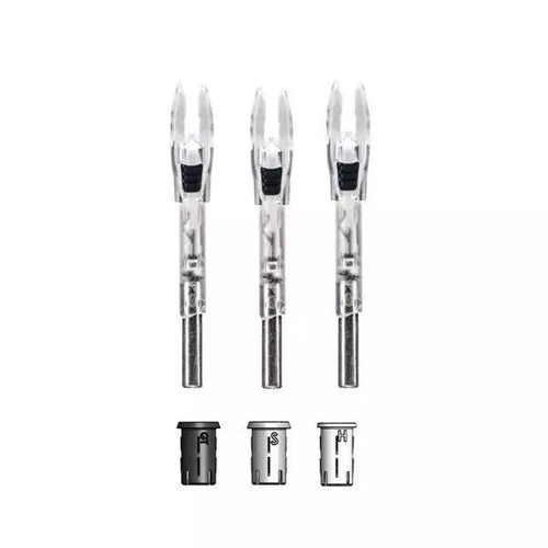 Feradyne Nockturnal Shift Universal Strobing Red & Green Lighted Nock 3/Pack