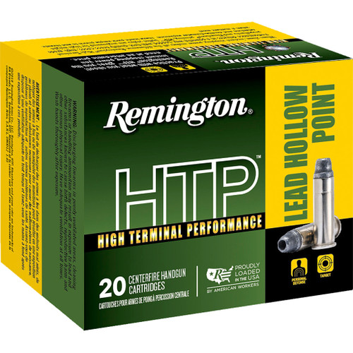 Remington HTP Handgun Ammo 38 Spl. +P 158 gr. LHP 20-Round