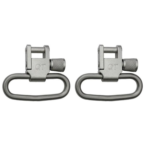 GrovTec 1.25" Locking Swivel Set Silver 2 Count - GTSW04